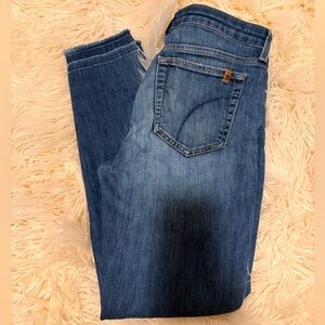 Joes Jeans Distressed Raw Hem Ankle Skinny Size 27